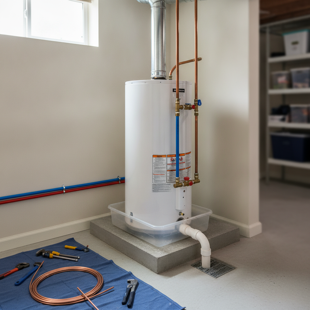 Water Heater Installation - NO TEXT AND NO PEOPLE