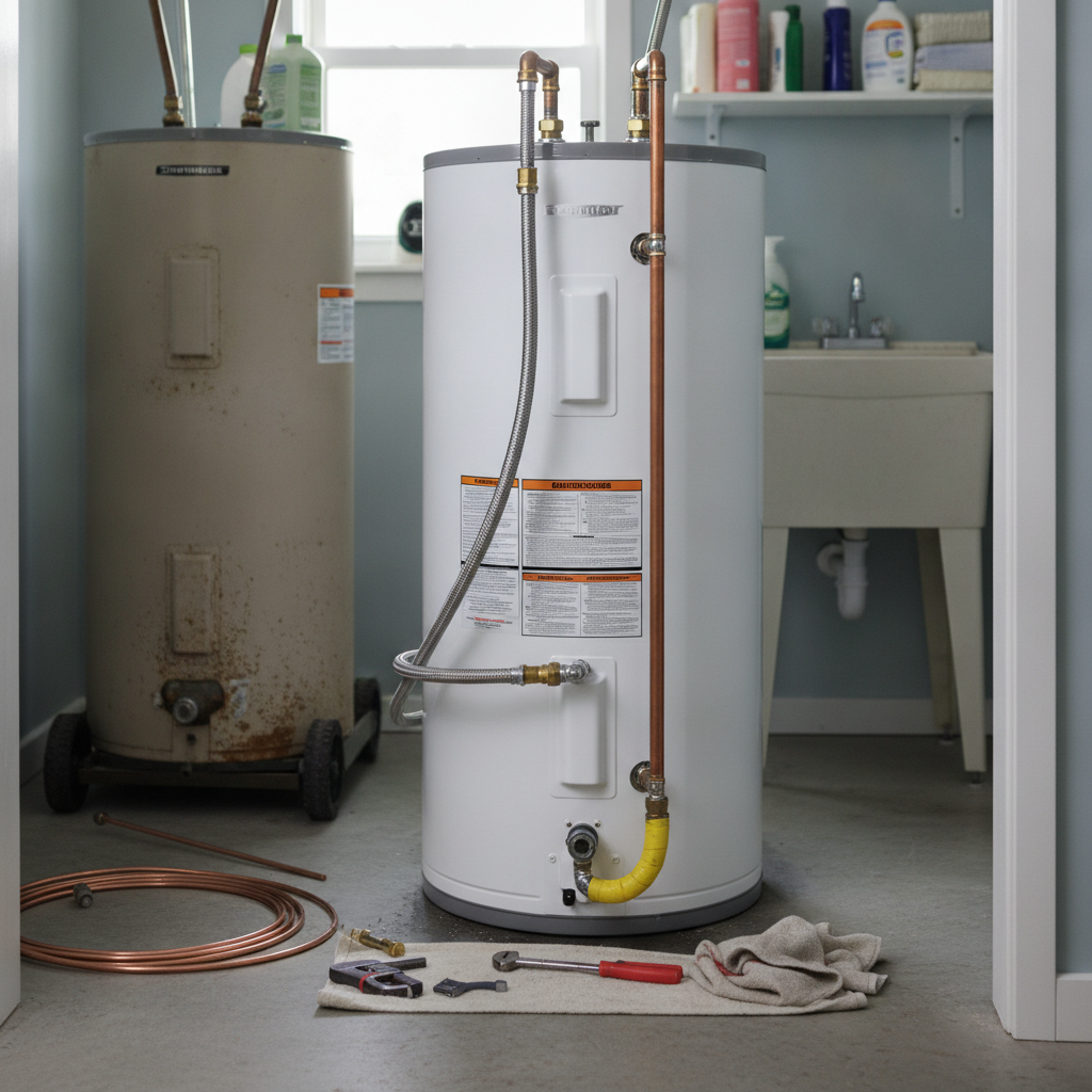 Water Heater Replacement - NO TEXT AND NO PEOPLE